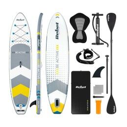 Rebel|Prancha de Paddle Surf Insuflável com Acessórios Rebel RBA-4500-WH Branco