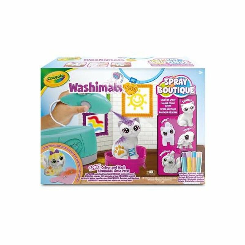 Crayola|Jogo Pintar e Colorir Crayola Boutique Washimals Pets