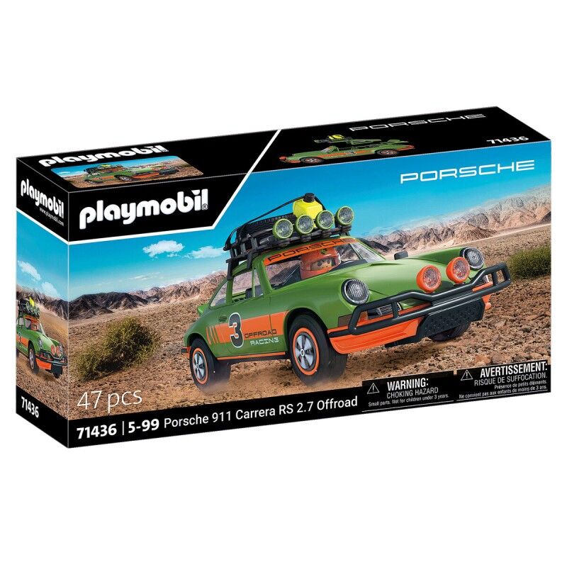 Playmobil|Playset Playmobil Porsche 911 Carrera RS Offroad Edition 47 Peças Playmobil|Playset Playmobil Porsche 911 Carrera RS Offroad Edition 47 Peças
