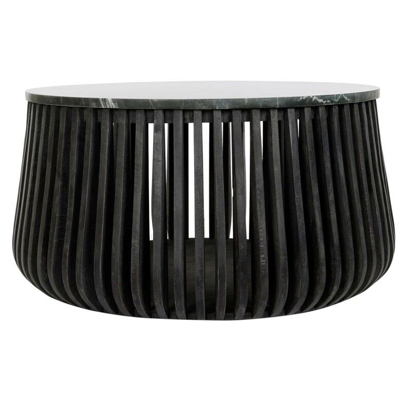 DKD Home Decor|Mesa de apoio DKD Home Decor Preto Mármore 90 x 90 x 45 cm Madeira de mangueira