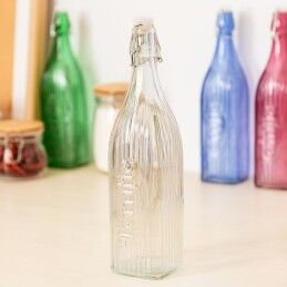 Quid|Garrafa Quid Viba Transparente Vidro 1 L (12 Unidades)