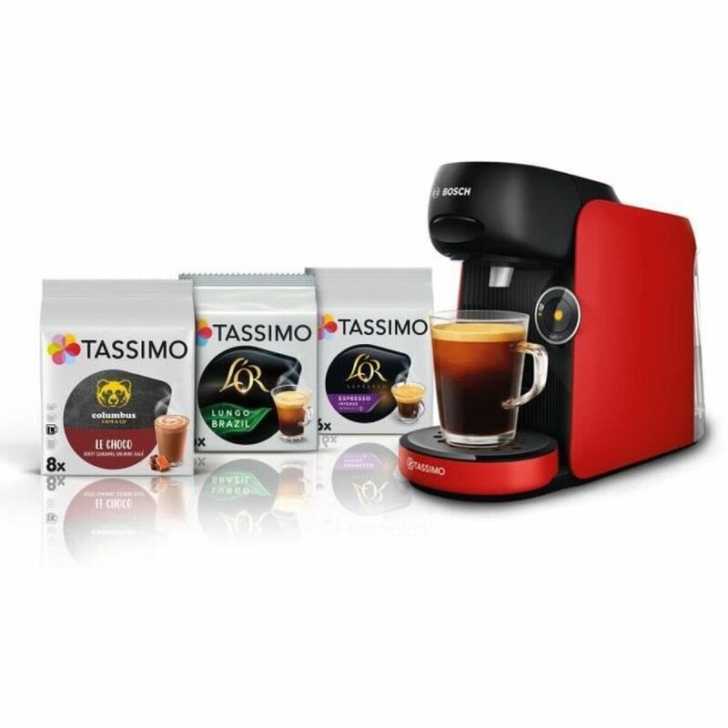 BOSCH|Máquina de Café de Cápsulas BOSCH TASSIMO FINESSE TAS163E Preto noir 1400 W 15 bar 700 ml BOSCH|Máquina de Café de Cápsulas BOSCH TASSIMO FINESSE TAS163E Preto noir 1400 W 15 bar 700 ml