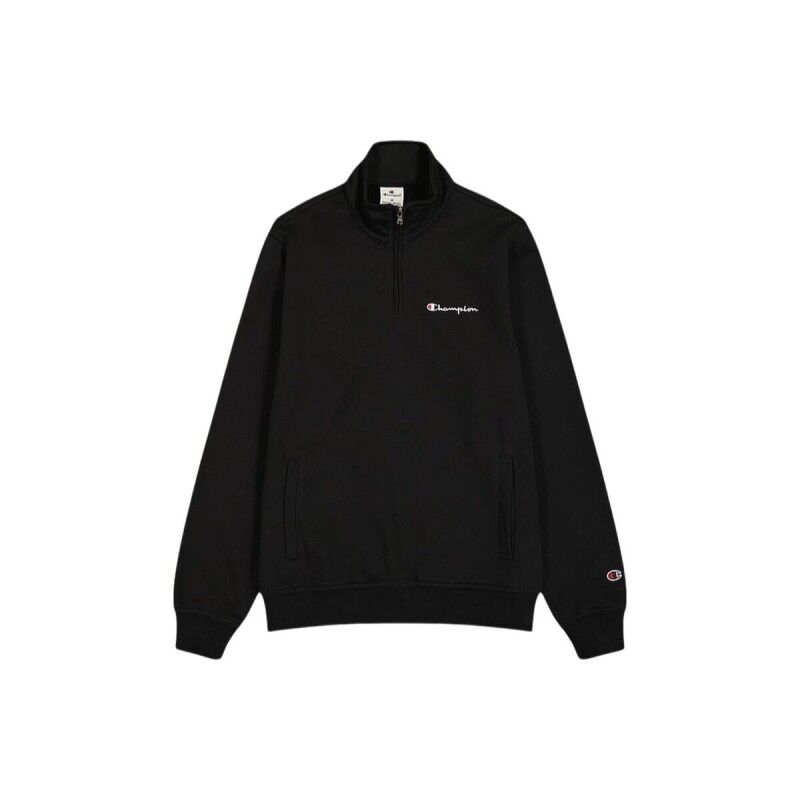 Champion|Sweatshirt de Treino para Adultos Champion HALF ZIP SWEATSHIRT 220263 NBK Preto Champion|Sweatshirt de Treino para Adultos Champion HALF ZIP SWEATSHIRT 220263 NBK Preto