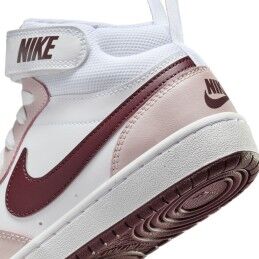 Nike|Ténis Casual Criança Nike COURT BOROUGH MID 2 BG CD7782 118 Branco