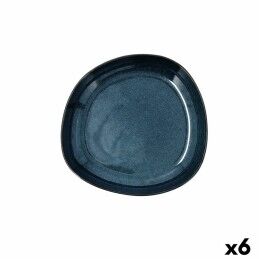 Bidasoa|Prato Fundo Bidasoa Ikonic Cerâmica Azul (20,5 x 19,5 x 3,3 cm) (Pack 6x)