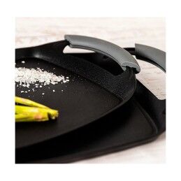 Quid|Assadeira Quid Ebano Preto Metal Silicone (47 x 29 cm)