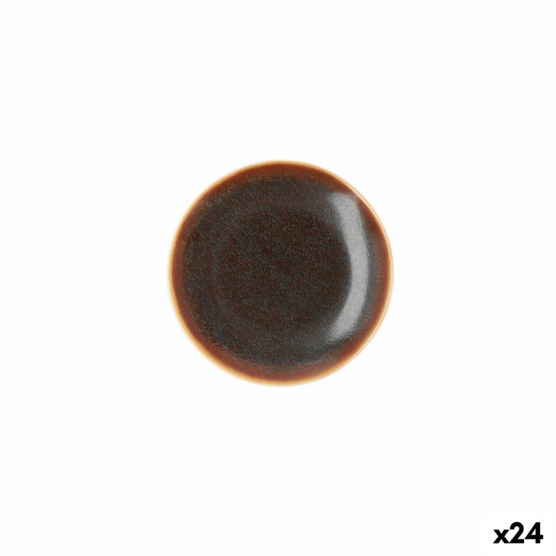 Ariane|Prato de Jantar Ariane Decor Castanho Cerâmica Ø 15 cm (24 Unidades) Ariane|Prato de Jantar Ariane Decor Castanho Cerâmica Ø 15 cm (24 Unidades)