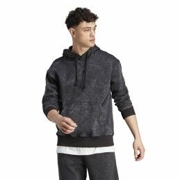 Adidas|Polar com Capuz Homem Adidas All Szn Preto Cinzento