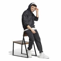 Adidas|Polar com Capuz Homem Adidas All Szn Preto Cinzento