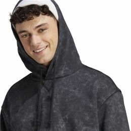 Adidas|Polar com Capuz Homem Adidas All Szn Preto Cinzento