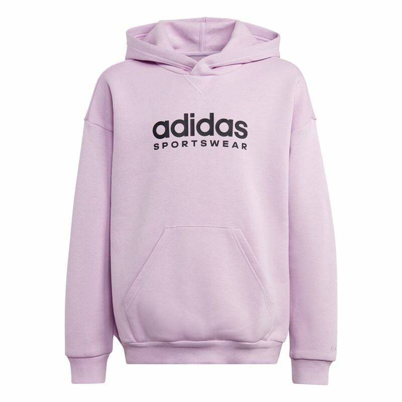 Adidas|Camisola com Capuz Menina Adidas All Szn Hd Cor de Rosa