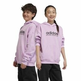 Adidas|Camisola com Capuz Menina Adidas All Szn Hd Cor de Rosa