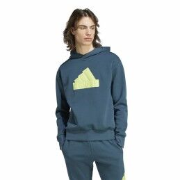 Adidas|Polar com Capuz Homem Adidas Fi Bos Hd Azul
