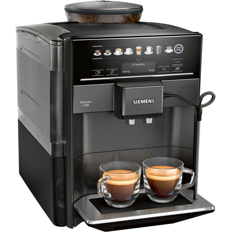 Siemens AG|Cafeteira Superautomática Siemens AG s100 Preto 1500 W 15 bar 1,7 L Siemens AG|Cafeteira Superautomática Siemens AG s100 Preto 1500 W 15 bar 1,7 L