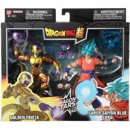 Dragon Ball|Figuras de Ação Dragon Ball Super Dragon Stars: Golden Frieza vs Super Saiyan Blue Goku 17 cm
