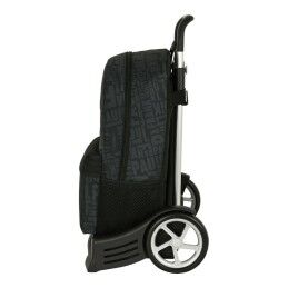 Paul Frank|Mochila Escolar com Rodas Paul Frank Team player Preto 30 x 46 x 14 cm