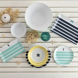 Quid|Prato de Jantar Quid Atlantic Multicolor Bioplástico 25 cm (12 Unidades)