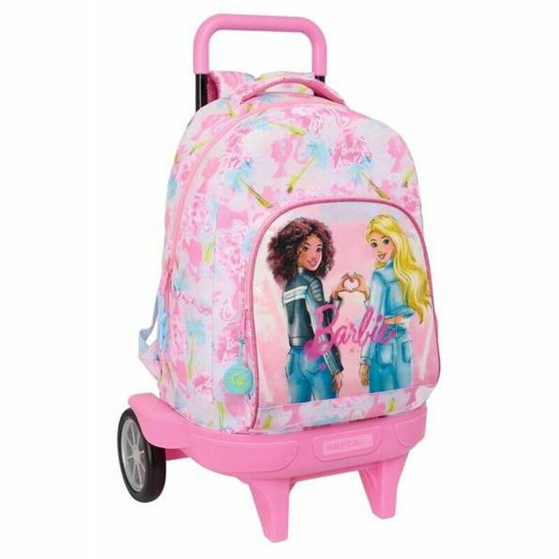 Barbie|Mochila Escolar Barbie Painterly Cor de Rosa Azul celeste 33 x 45 x 22 cm Barbie|Mochila Escolar Barbie Painterly Cor de Rosa Azul celeste 33 x 45 x 22 cm