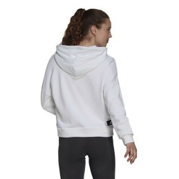 Polar com Capuz Mulher Adidas Sportswear Future Icons Branco