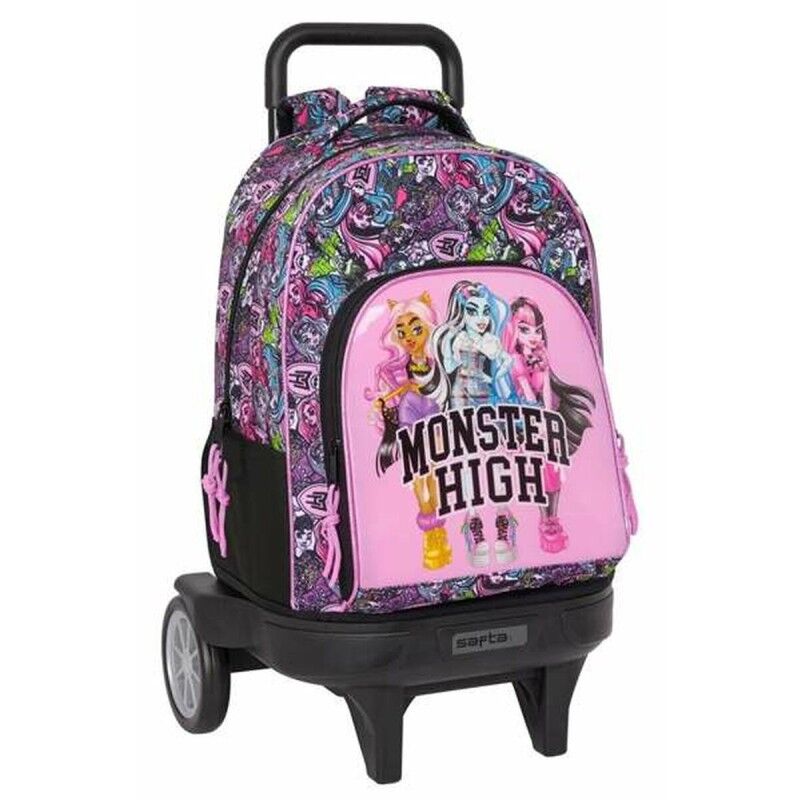 Monster High|Mochila Escolar Monster High Drama Multicolor 33 x 45 x 22 cm