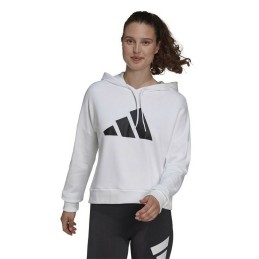 Polar com Capuz Mulher Adidas Sportswear Future Icons Branco