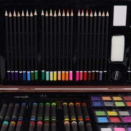 MGM|Conjunto de pintura MGM Artist's Hand Mala Madeira 140 Peças