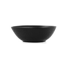 Bidasoa|Tigela Bidasoa Fosil Preto Cerâmica Oval 14 x 12,4 x 4,8 cm (12 Unidades)