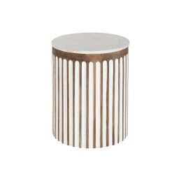 Home ESPRIT|Mesa de apoio Home ESPRIT Natural Abeto Madeira MDF 36 x 36 x 45 cm
