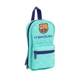 F.C. Barcelona|Mochila com Estojo F.C. Barcelona Turquesa 12 x 23 x 5 cm 33 Peças
