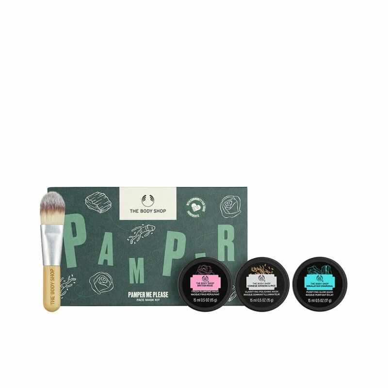 The Body Shop|Conjunto de Cosmética Unissexo The Body Shop FACE MASK 4 Peças The Body Shop|Conjunto de Cosmética Unissexo The Body Shop FACE MASK 4 Peças