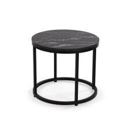 Versa|Conjunto de 2 mesas Versa Aurea 48 x 48 x 42 cm 80 x 80 x 48 cm