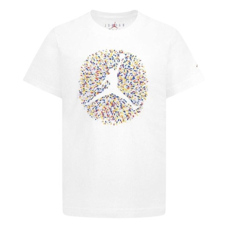Nike|Camisola de Manga Curta Infantil Nike JDB POOLSIDE JUMPMAN SS TEE 95D122 001 Branco