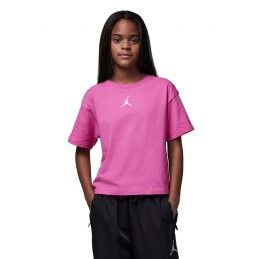 Nike|Camisola de Manga Curta Infantil Nike JDG JORDAN ESSENTIALS 45A770 P5D Cor de Rosa