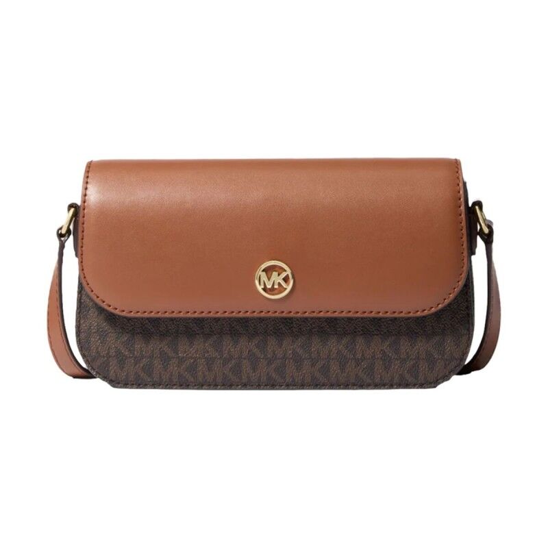 Michael Kors|Mala a Tiracolo Michael Kors 35F4GTVC1B-BROWN Castanho 21 x 14 x 4,5 cm Michael Kors|Mala a Tiracolo Michael Kors 35F4GTVC1B-BROWN Castanho 21 x 14 x 4,5 cm