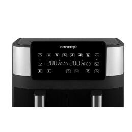 Concept|Fritadeira de Ar Concept FR8000 Preto Prateado 2850 W 8 L