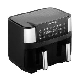 Concept|Fritadeira de Ar Concept FR8000 Preto Prateado 2850 W 8 L
