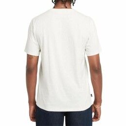 Timberland|Camisola de Manga Curta Homem Timberland Kennebec River Camo Linear Logo Branco