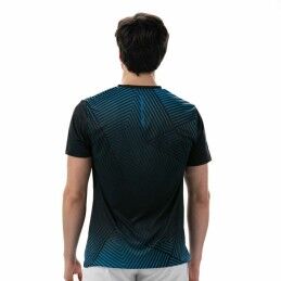Drop Shot|Camisola de Manga Curta Homem Drop Shot Abian Campa Preto Padel