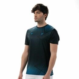 Drop Shot|Camisola de Manga Curta Homem Drop Shot Abian Campa Preto Padel