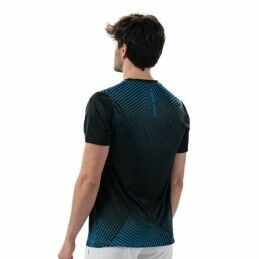 Drop Shot|Camisola de Manga Curta Homem Drop Shot Abian Campa Preto Padel