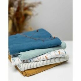 Domiva|Musselina Domiva Stripes 100 x 100 cm