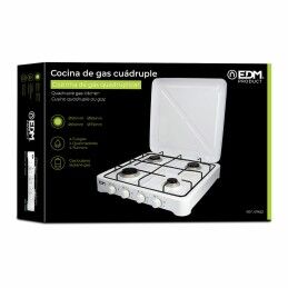 EDM Product|Fogareiro a Gás EDM 07422 Branco 1500 W