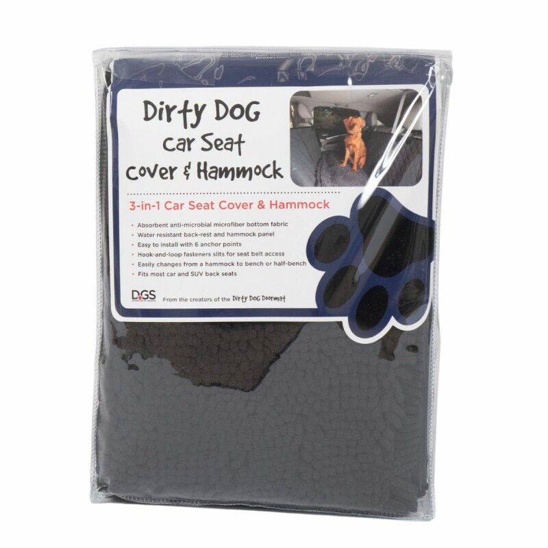 Dog Gone Smart|Protetor de assento Dog Gone Smart Preto 137 x 55 cm Dog Gone Smart|Protetor de assento Dog Gone Smart Preto 137 x 55 cm