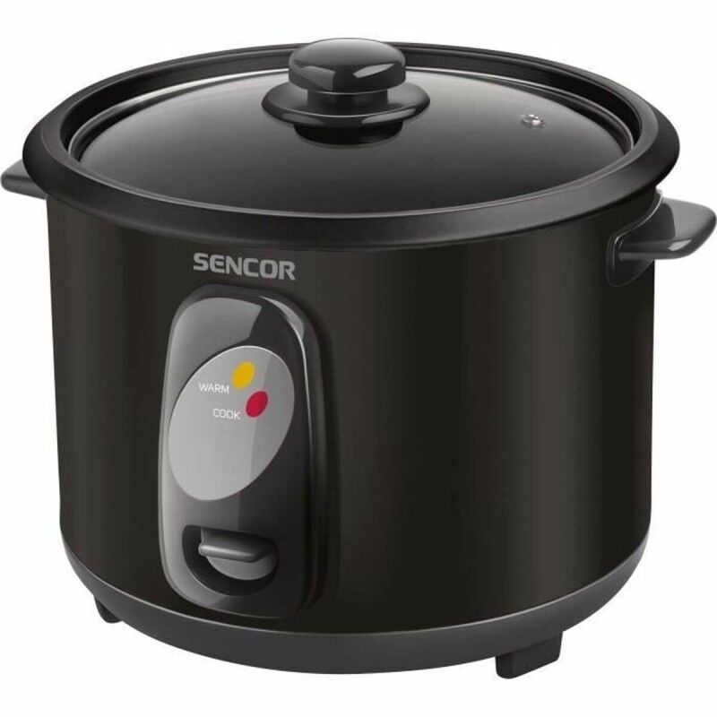 Sencor|Panela de Arroz Sencor SRM 1001BK Preto 400 W 1 L Sencor|Panela de Arroz Sencor SRM 1001BK Preto 400 W 1 L