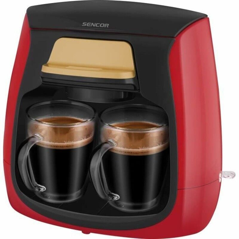 Sencor|Máquina de Café de Filtro Sencor SCE 2101RD Vermelho rouge noir 500 W Sencor|Máquina de Café de Filtro Sencor SCE 2101RD Vermelho rouge noir 500 W