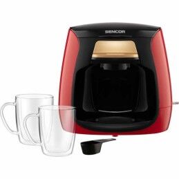 Sencor|Máquina de Café de Filtro Sencor SCE 2101RD Vermelho rouge noir 500 W