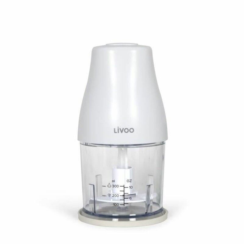 Livoo|Picadora Livoo Chopper Branco 400 W Aço inoxidável Livoo|Picadora Livoo Chopper Branco 400 W Aço inoxidável