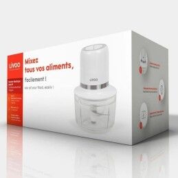 Livoo|Picadora Livoo Chopper Branco Aço 200 W 1,2 L