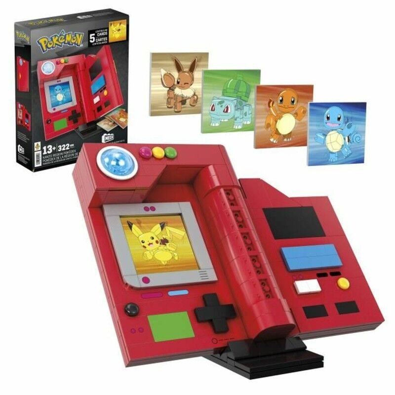 Megablocks|Jogo de Construção Megablocks MEGA-Pokémon-Pokédex of the Kanto region-322 pieces HYM37