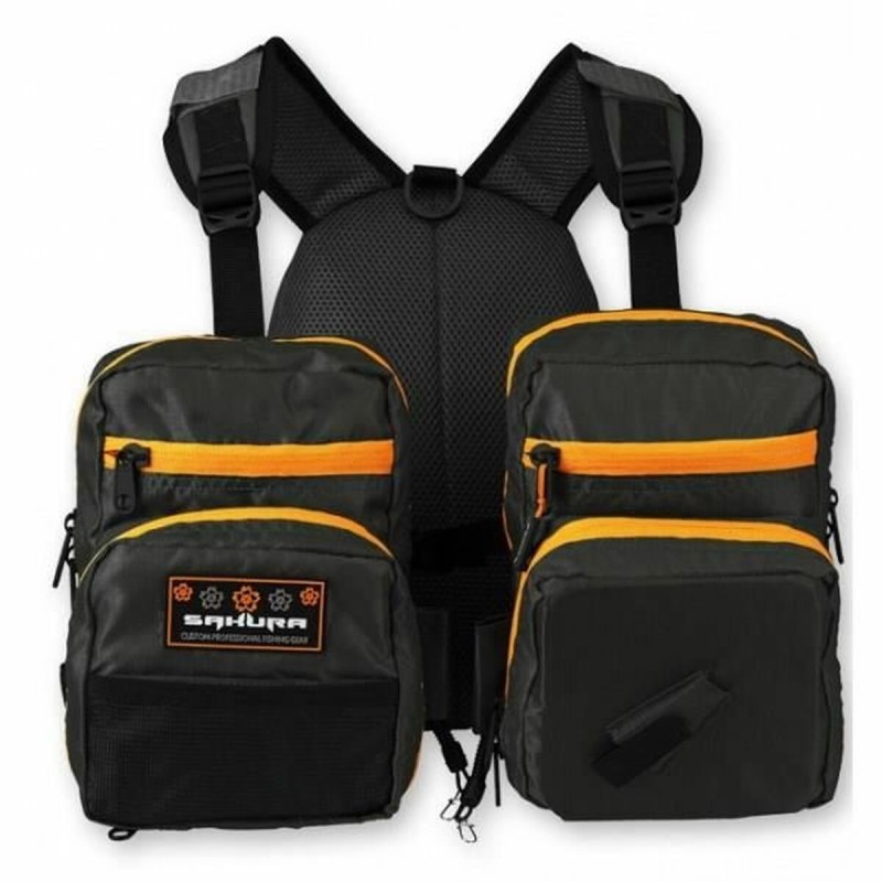 Mochila SAKURA Laranja/Preto